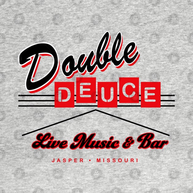 Double Deuce Roadhouse Sign Lts by Alema Art